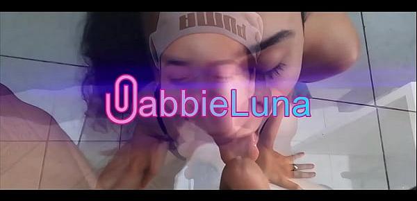  Gabbie Luna - Giving a Nice Blowjob on a Big Dick